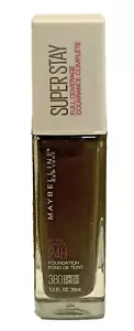 Maybelline Superstay Full Coverage Liquid Foundation 1oz #380 Espresso Lot of 2 - Picture 1 of 4