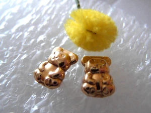 Orecchini bambina oro giallo 750 18 KT come simpatici *ORSI*👍OTTIMO regalo - Foto 1 di 3