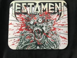 Thrash Metal legends Testament logo 7 3/4 x 9 1/4, 1/4 thick Mouse Pad - Afbeelding 1 van 1