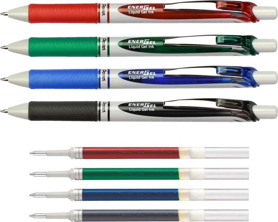 PENTEL Liquid Gelschreiber 07 EnerGel ECO BL77E 79% Recyling | Ersatzmine [wählb - Bild 1 von 1