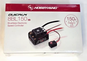 Hobbywing QUICRUN WP 8BL150 G2 Sensorless Brushless 150A ESC SpeedController 1/8 - Picture 1 of 3