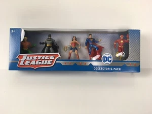 JUSTICE LEAGUE - DC COLLECTOR PACK - 5 FIGURES - 3" PVC - 2019 - MATTEL - NEW - Picture 1 of 10