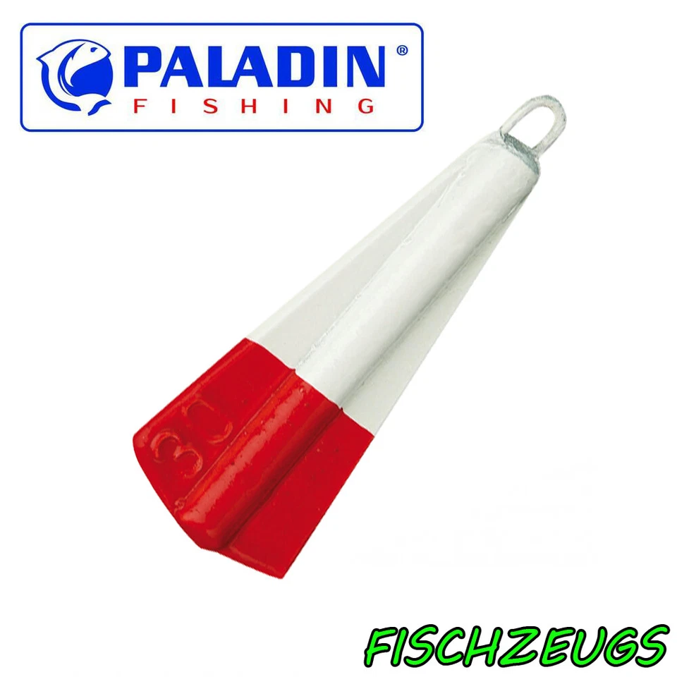 Paladin Heringsblei 30-50g Rot Weiß Vorfach Heringsangeln Heringspaternoster - Bild 1 von 1