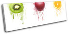 Colourful Fruit Abstract Food Kitchen Single Canvas Wall Art Picture Print