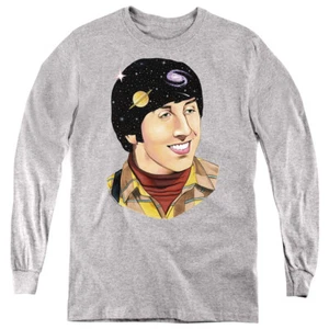 The Big Bang Theory Kids Long Sleeve Howard in Space Athletic Heather - Picture 1 of 1