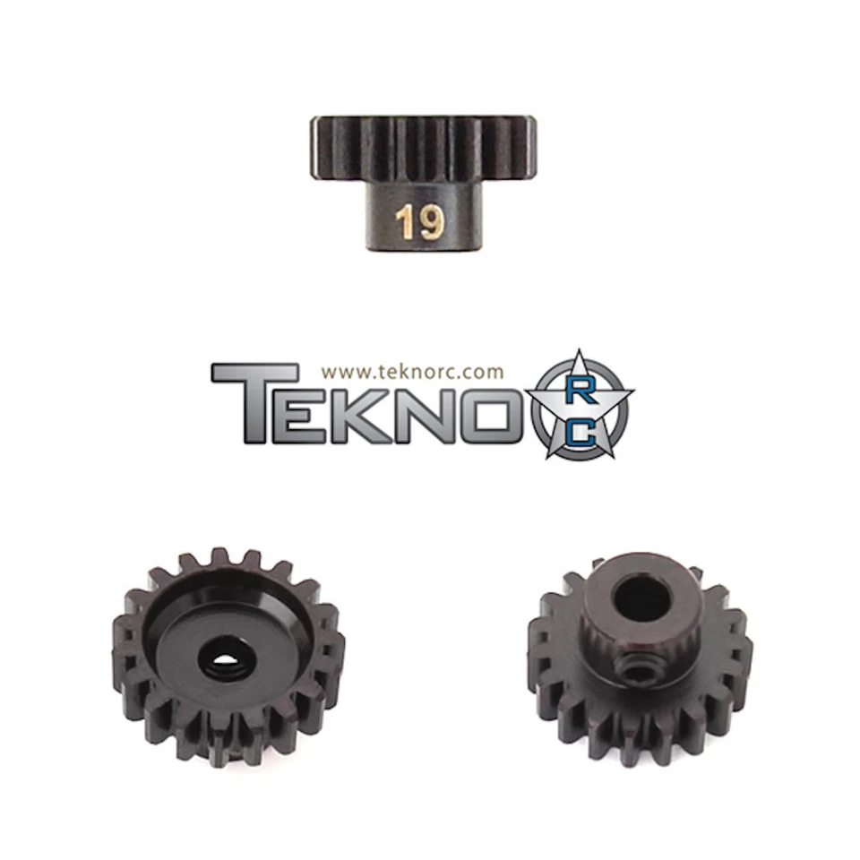 Engranaje de piñón Tekno TKR4179 M5 (19t, MOD1, diámetro de 5 mm, tornillo de fijación M5) Foto 1 de 1