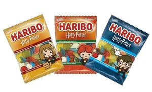 ✨ 3 x Harry Potter Haribo Limited Edition 160g Beutel - Harry Ron Hermine ✨ - Bild 1 von 4
