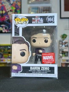 Funko Pop! Captain A. & Winter S - Baron Zemo - Amazon Excl. #964 In Protector - Picture 1 of 7