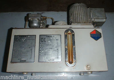 Showa Automatic Lubrication System, # YMAS-3, Part# 5, 110V, 6L Tank - Image 1 of 4