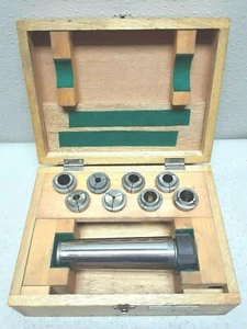 Riken Seiki BS12 Size M.M Collet Chuck Tool Set Box Metal Working Lathe - Picture 1 of 9