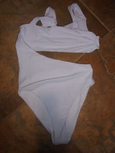 New~L.S. one piece swim suit Women’s Size Large~White - Picture 1 of 2