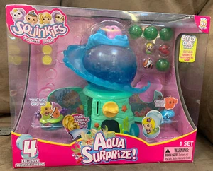 SQUINKIES AQUA SURPRIZE! 4 EXCLUSIVE SQUINKIES INSIDE SUPER FUN!! - Picture 1 of 2