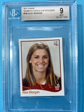 2011 Panini Women's World Cup WWC Sticker Alex Morgan BGS 9 🔥 🔥 Invest