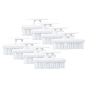 Superio Nail Brush for Cleaning Fingernails, Nail Scrubber Brush (8, White) - Picture 1 of 1