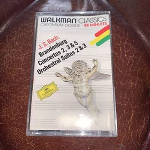 J.S. BACH Brandenburg Concertos 2,3, 5 KARL RICHTER Deutsche Grammophon cassette - Picture 1 of 6
