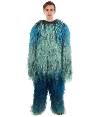 Costume Yeti Unisex Guerriero Peloso Montagna Bigfoot | Costume Scimmia Leader Militare - Immagine 1 di 4