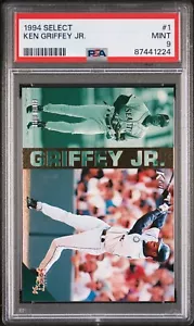 1994 SELECT #1 KEN GRIFFEY JR PSA 9 MINT HOF MARINERS REDS ONLY 42 HIGHER - Picture 1 of 2
