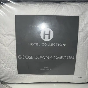 Hotel Collection European White Goose Down Lightweight Comforter, Size King - Picture 1 of 5