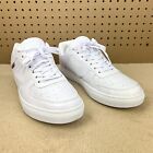 Levi's Sneakers Mens 12 White Comfort Shoes Faux Leather Lace Up Low Top Red Tab