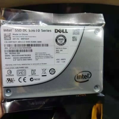 Intel DC S3610 800GB SSDSC2BX800G4R SSD 2,5 Zoll Solid State Drive Dell Version - Image 1 of 3