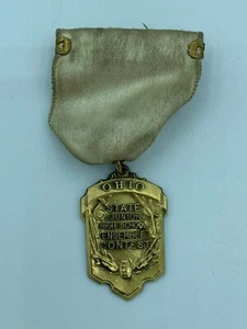 VINTAGE Ohio State Junior High School Ensemble Contest Ribbon Dieges & Clust - Imagen 1 de 3