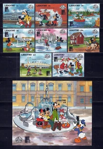 Lesotho 640-649 MNH Disney Mickey & Friends in Finland ZAYIX 0724M0119 - Picture 1 of 4