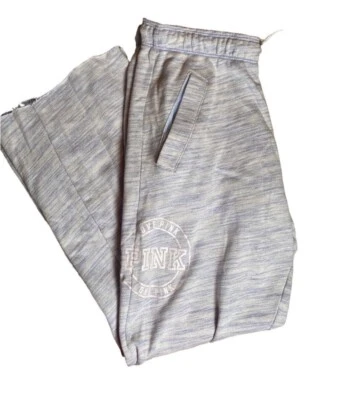 VS PINK Purple And White Marbled Sweatpants. Size S - Image 1 of 4