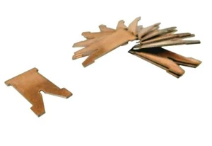 12 x Kupferplättchen Kupfer Copper Pad Heatsink ca. 15 mm x 13 mm x 1 mm Basteln - Photo 1/6