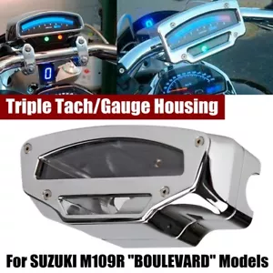 Velocímetro de carcasa cromado para moto Suzuki Boulevard M109R VZR1800 - Imagen 1 de 11
