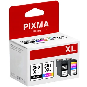 XL Patronen für Canon PG560 CL561 TS5350 TS5351 TS5352 TS5353 7451 - Bild 1 von 14
