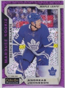 18/19 PLATINUM...ANDREAS JOHNSSON...MARQUEE ROOKIE...VIOLET PIXELS...#197 - Bild 1 von 1