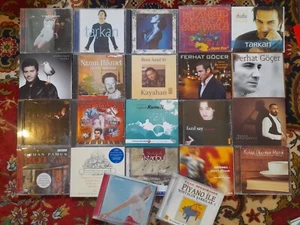 22 TÜRKISCHE CDS Tarkan,Ferhat Göcer,Kayahan,Fazil Say,Nilüfer,Senlendirici uva. - Picture 1 of 1