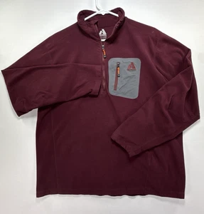 Eddie Bauer First Ascent 1/4 Zip Men's Large Long Sleeve Fleece Sweatshirt - Picture 1 of 17