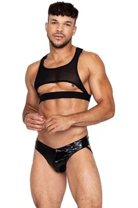 Roma Voyeur Harness Adult Men Lingerie Top Li670 - Picture 1 of 3