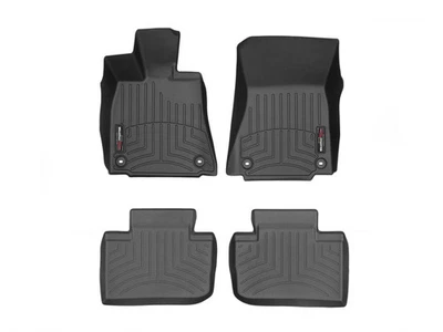 WeatherTech FloorLiner for 2016-2024 Lexus IS - 1st & 2nd Row, Black - Image 1 of 4