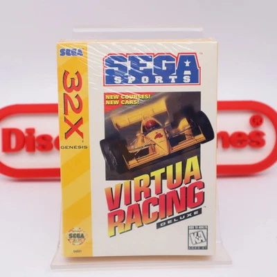 Sega Genesis 32X VIRTUA RACING DELUXE - NEW & Factory Sealed with 3-Sided Seam! - Image 1 of 4