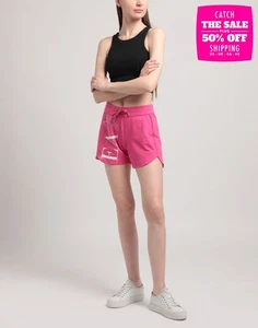 EMPORIO ARMANI EA7 Athletic Shorts Size XS Pink Stretch Elastic Drawstring Waist - Picture 1 of 6