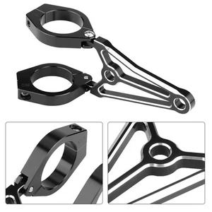 Car 1 Pair Motorcycle Motorbike Headlight Mount Bracket Fork Head Lamp Holder - Photo 1 sur 12