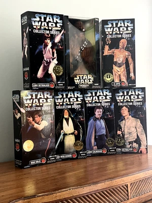 Lote de 7 - Figura de acción Star Wars Collector Series 12" 1996 Kenner Figuras Nuevo en caja Foto 1 de 4