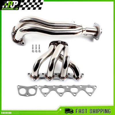 适用于 ACURA INTEGRA LS/GS/RS 1995 1996 年赛车手头/EXHAUST 的不锈钢 — 第 1/4 张图片