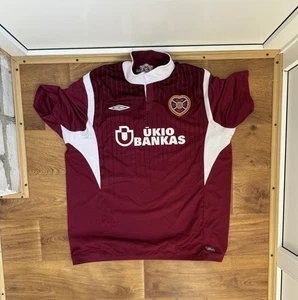 Sz XXL adult Heart Of Midlothian football jersey Umbro home shirt 2017/2018 - Picture 1 of 5