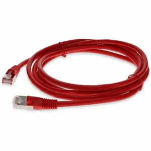 Addon ADD-1FCAT6S-RD ADDON 1FT RED CAT 6 SHIELDED PVC ETHERNET CABLE SNAGLESS EA - Picture 1 of 1