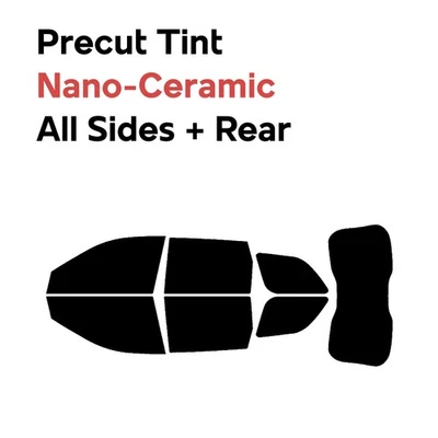 Precut Window Film Car Nano Ceramic Any % Tint for Jeep Grand Cherokee 2014-2021 Foto 1 de 4