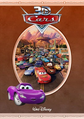 NEW CARS 2006 MOVIE POSTER PREMIUM WALL ART PRINT SIZE A5-A1 - Image 1 of 4