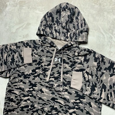 Sudadera con capucha Under Armour Rival polar camuflada para hombre XL UA Pullover 1382690 Foto 1 de 4