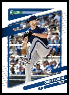 2021 Donruss Corey Kluber Texas Rangers #63 - Image 1 of 2