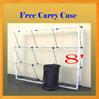 8' Pop-Up Tension Fabric Trade Show Display Booth Frame Stand Pop up 90' x 90'
