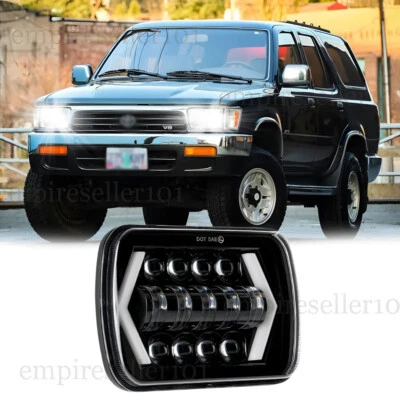 Faro LED 5x7" 7x6" haz alto bajo DRL para camioneta Toyota 1982-1995 4Runner Foto 1 de 4