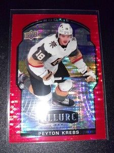 2020-21 UD Allure Peyton Krebs RC #96 Red Rainbow SP