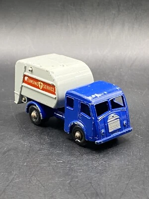 Matchbox Lesney Tippax Refuse Collector #15 Blue Vintage Collectible Toy Truck - Image 1 of 4
